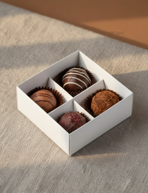 Ассорти из 4 сырных конфет "Larka Chocolates"