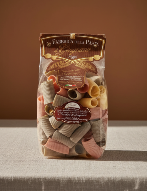 Макаронные изделия ПАЧЧЕРИ РИГАТИ ТРИКОЛОР 500 гр.