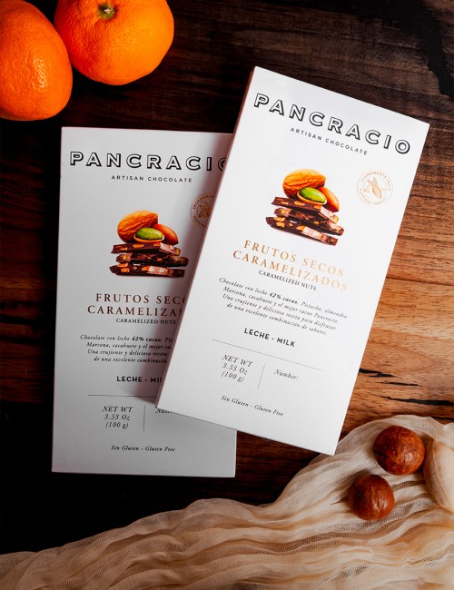 Молочный шоколад с карамелизированными орехами 100 гр.