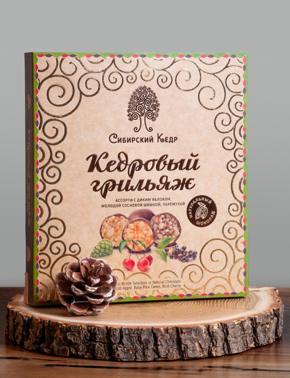 Кедровый грильяж ассорти