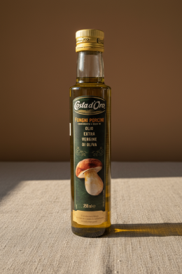 Масло оливковое нераф. Extra vergin "Costa dOro" с ароматом бел.грибов ст/б 250мл