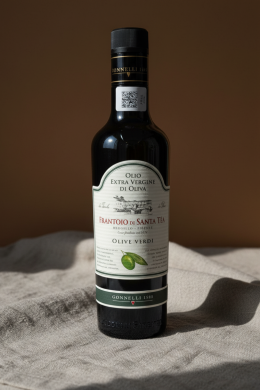 Масло оливковое нерафинир. Extra Virgin Frantoio di Santa Tea Olive Verde “Gonnelli” (500 мл)