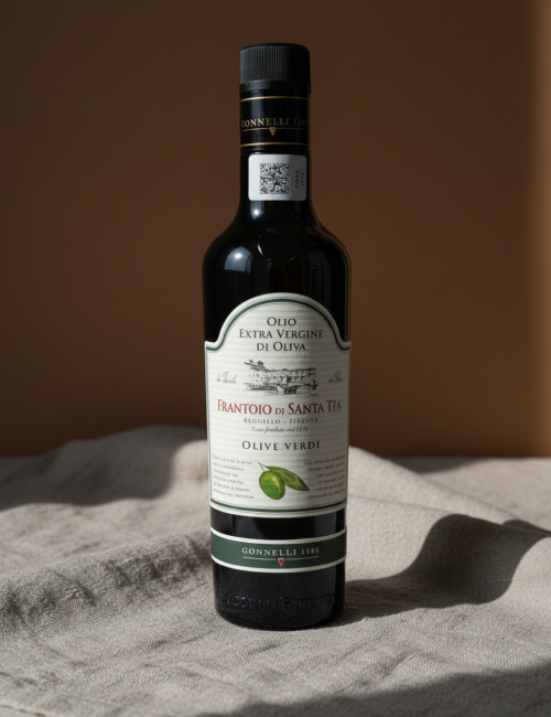 Масло оливковое нерафинир. Extra Virgin Frantoio di Santa Tea Olive Verde “Gonnelli” (500 мл)