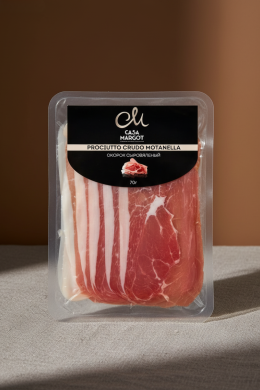 Ветчина San Marino, Proscuitto crudo Mattonella нарезка 70 г