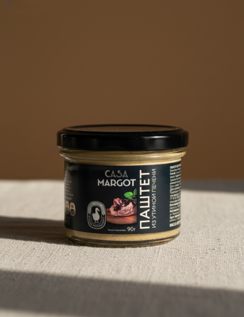 Паштет из утиной печени, 90г. ТМ CASA MARGOT