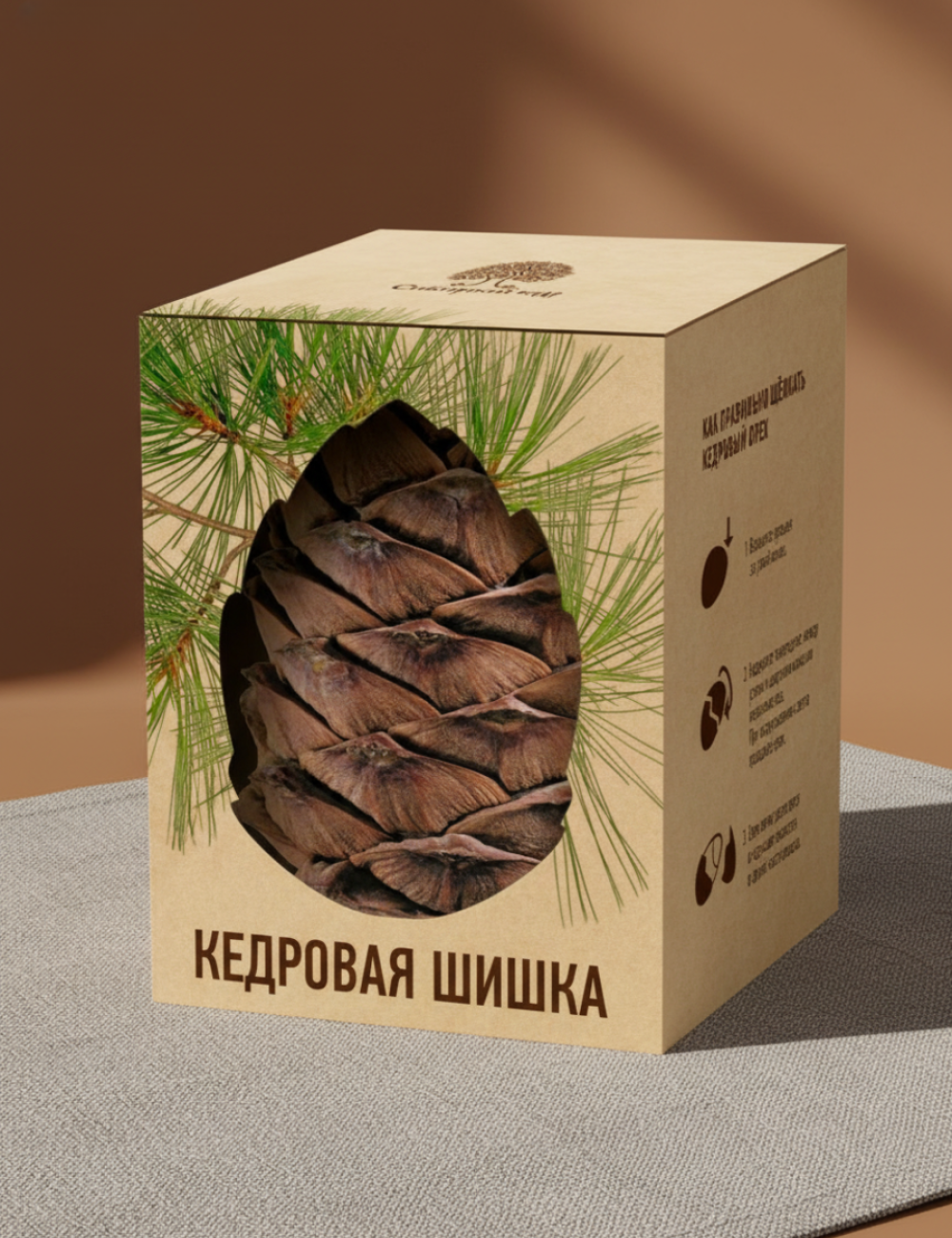 Кедровая шишка шт. в коробке