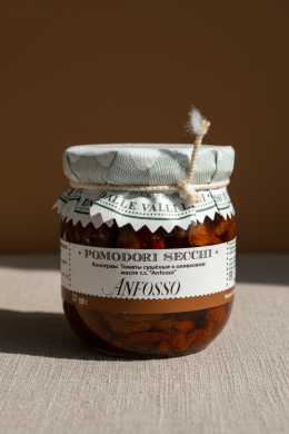 Томаты сушеные в оливковом масле "Anfosso" 340г
