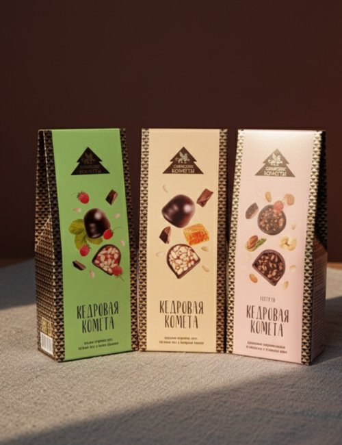 Кедровая комета 70 гр. в ассортименте