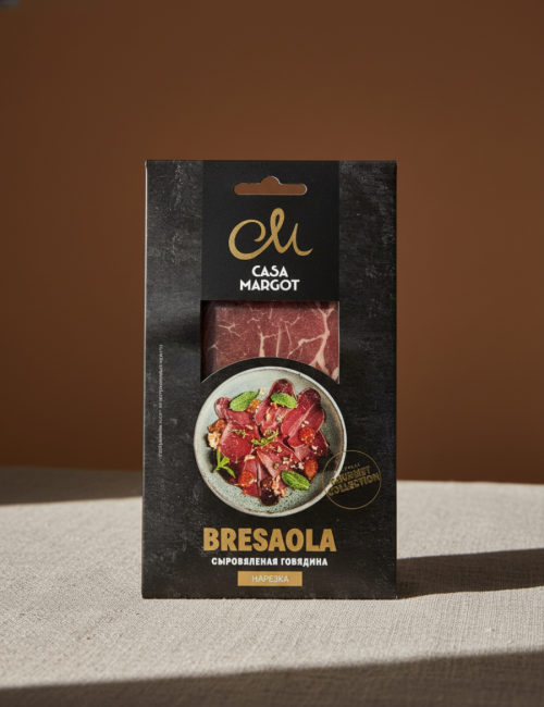Говядина сыровяленая Брезаола "Casa Margot" нарезка, 50г