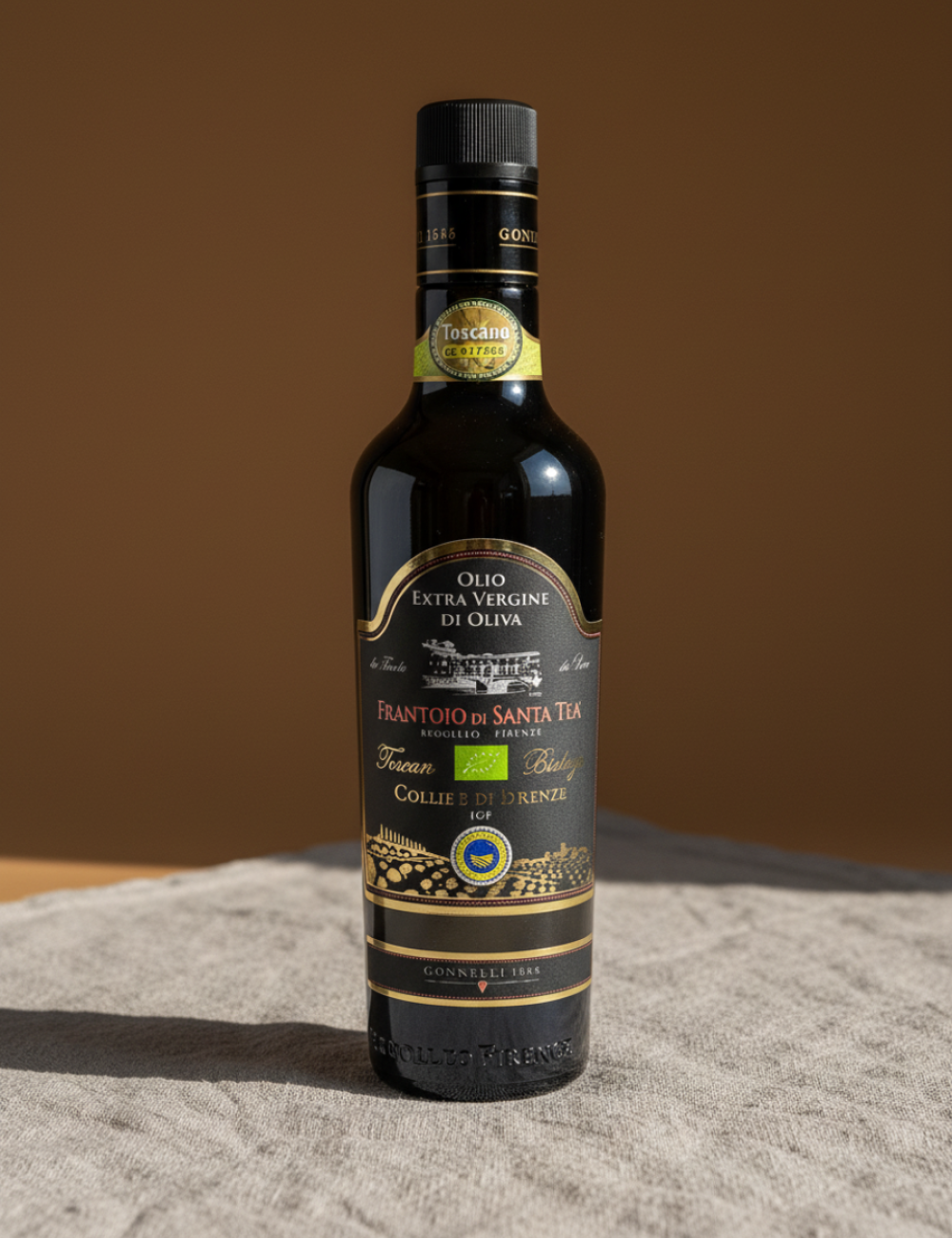 Масло оливковое нерафинир. Extra Virgin IGP Toscano BIOLOGICO, Gonnelli (500 мл)