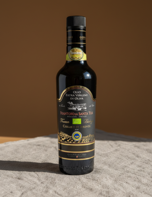 Масло оливковое нерафинир. Extra Virgin IGP Toscano BIOLOGICO, Gonnelli (500 мл)