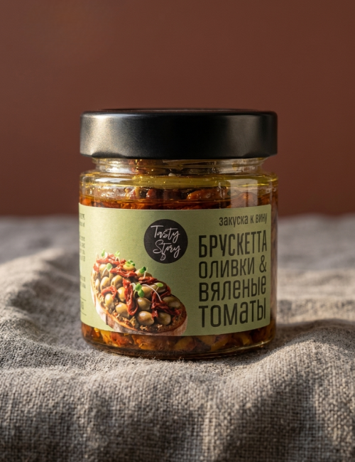 Брускетта с оливками ст/б 200 г