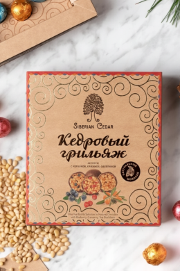 Кедровый грильяж ассорти 120 гр.