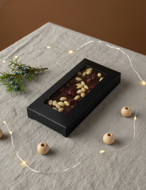 Шоколад темный Кедр-Вишня "Гуси и шпинат" 65г