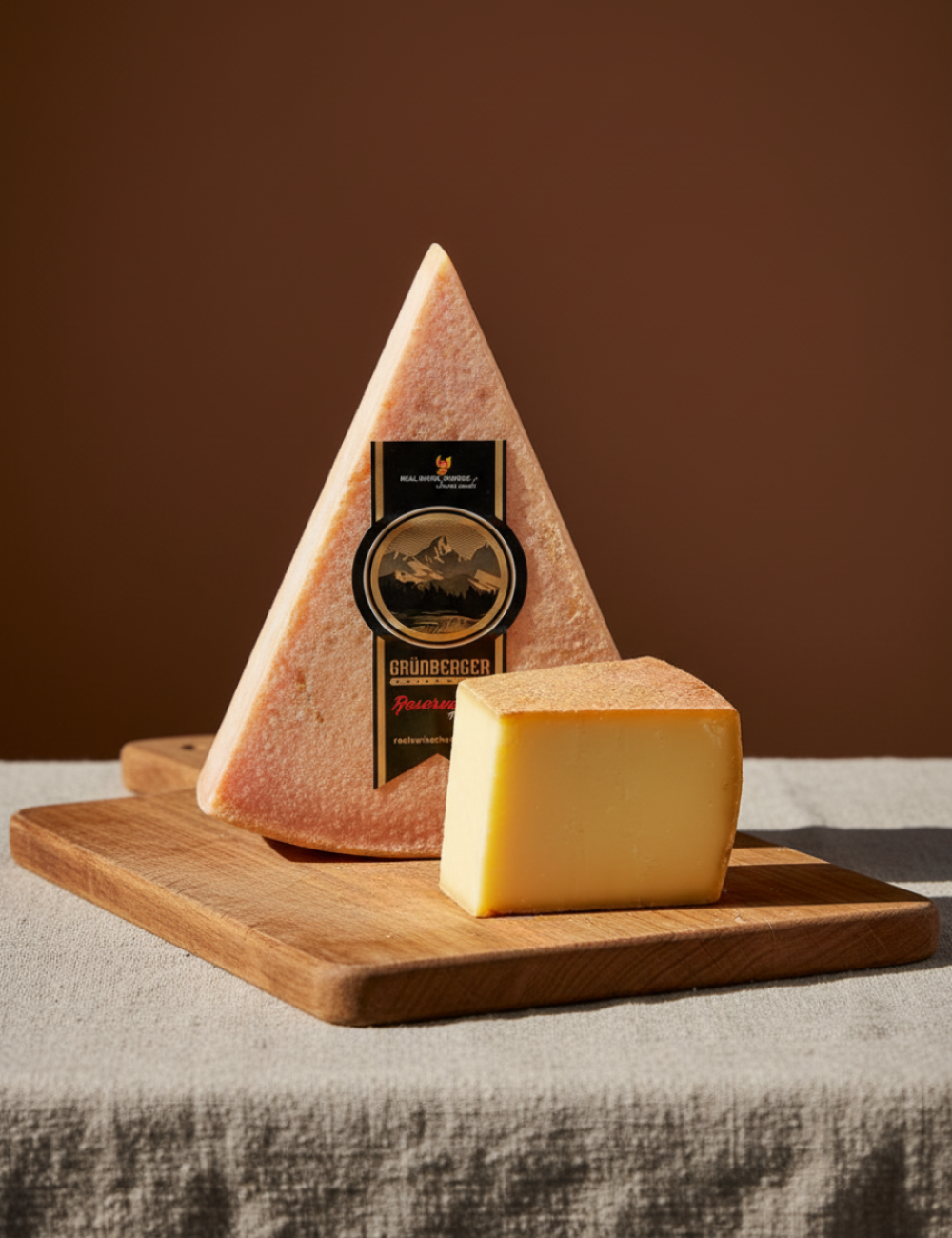 Сыр Real Swiss Cheese "Грюнбергер выдержанный", 50%, 12 мес