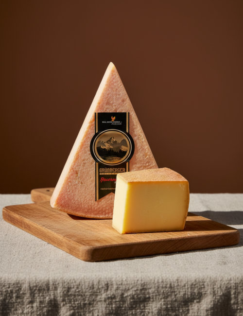 Сыр Real Swiss Cheese "Грюнбергер выдержанный", 50%, 12 мес