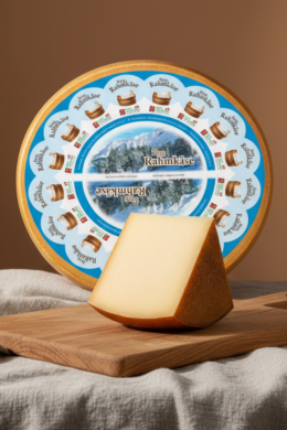 Сыр полутвердый "Горный сливочный сыр" 56% Швейцария