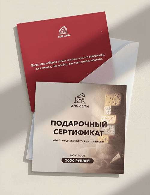Подарочный сертификат 2 000р