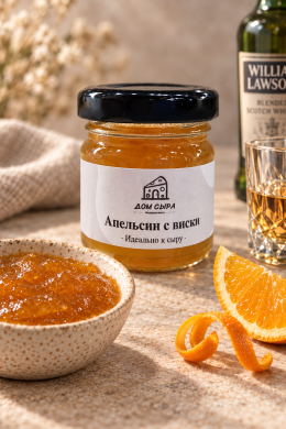 Конфитюр «Апельсин с виски» Дом сыра, 40 г