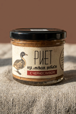 Риет из мяса утки с черносливом 100 гр. "Деликатесофф"