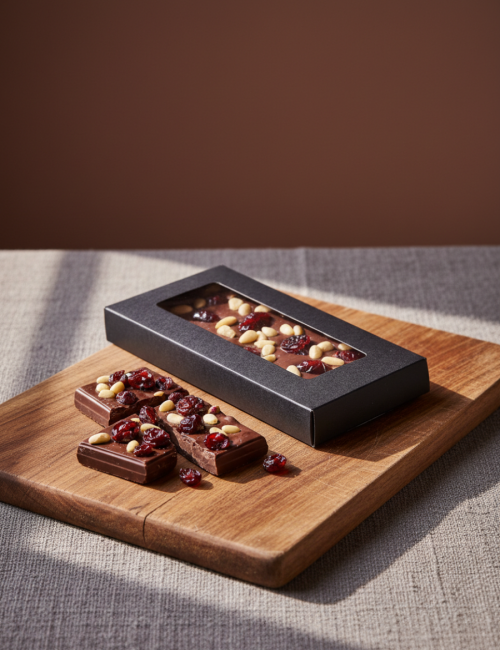 Шоколад темный Кедр-Вишня "Гуси и шпинат" 65г