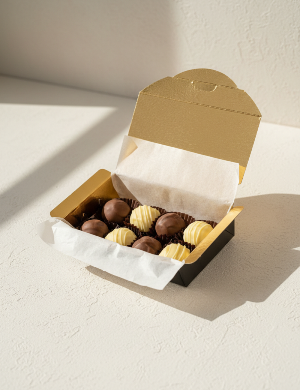 Ассорти из 8 сырных конфет Камамбер  "Larka Chocolates"