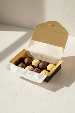 Ассорти из 8 сырных конфет Камамбер  "Larka Chocolates"