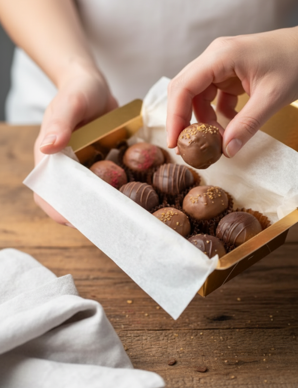 Ассорти из 8 конфет Пралине "Larka Chocolates"